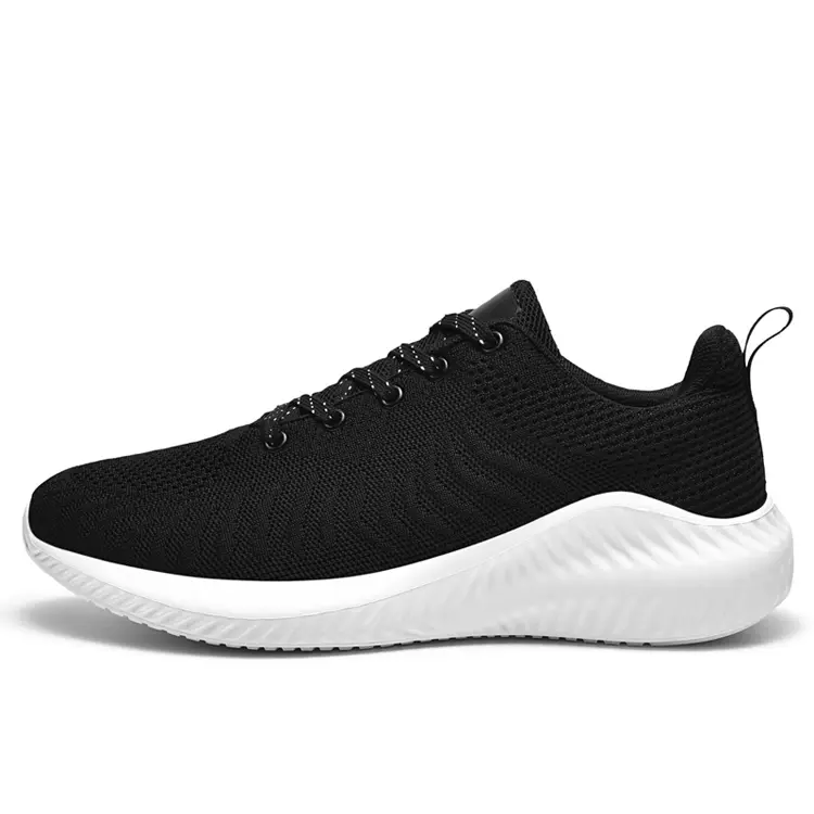 Jian Er shoes Factory Wholesale MD Outsole Fly Knit Upper Men Trainers Running Sneakers